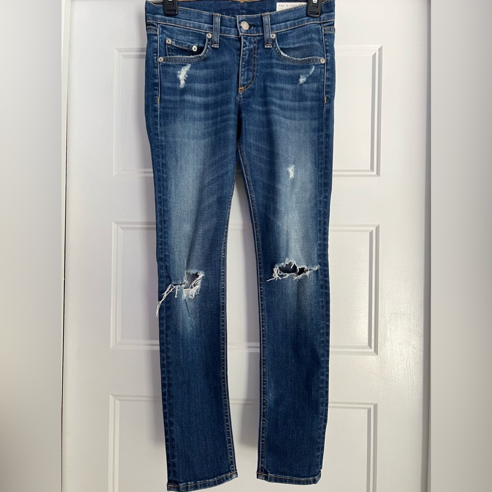 Rag & Bone the capri jeans in Canyon size 25